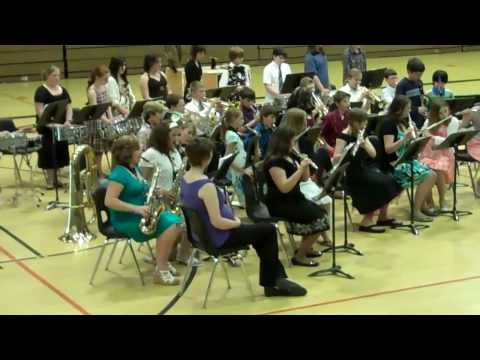 Post Falls Middle School 6th Grade Spring Band Concert 5/25/