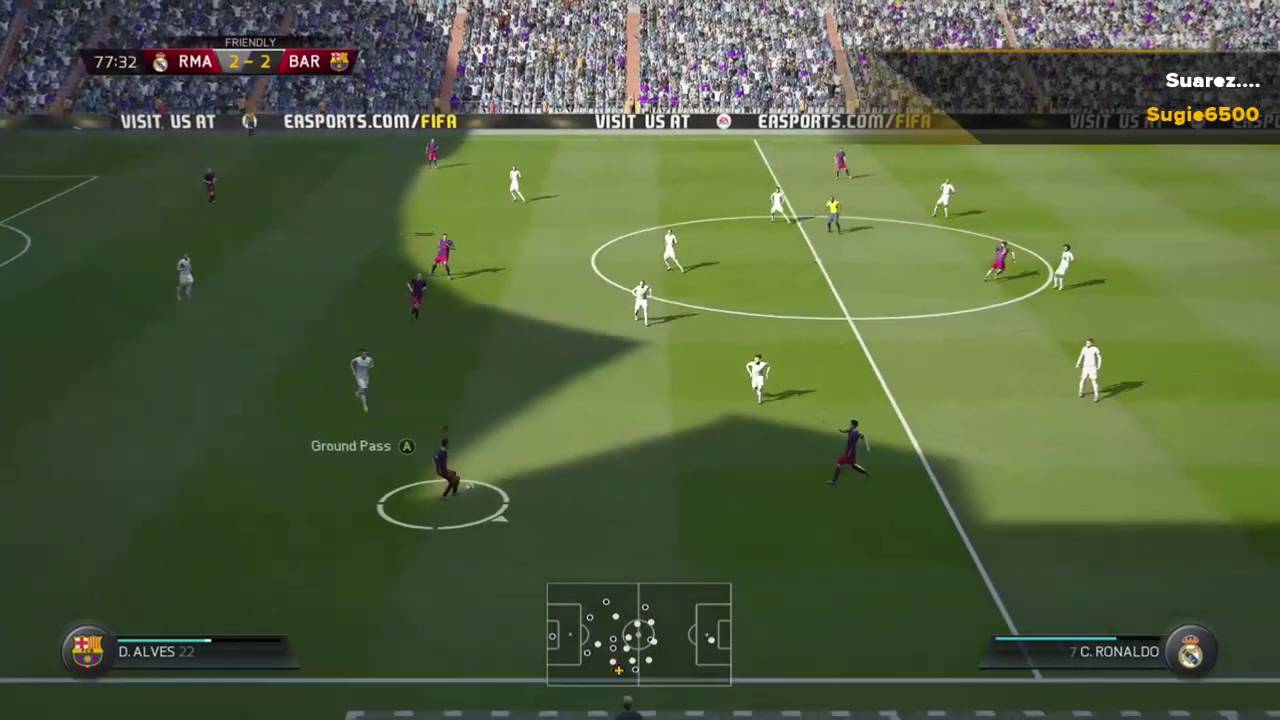 Suarez Fifa 16 Goal!!!
