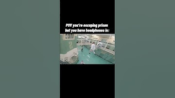 Escaping prison with headphones on be like: Video credits go to @STORROR. #shorts