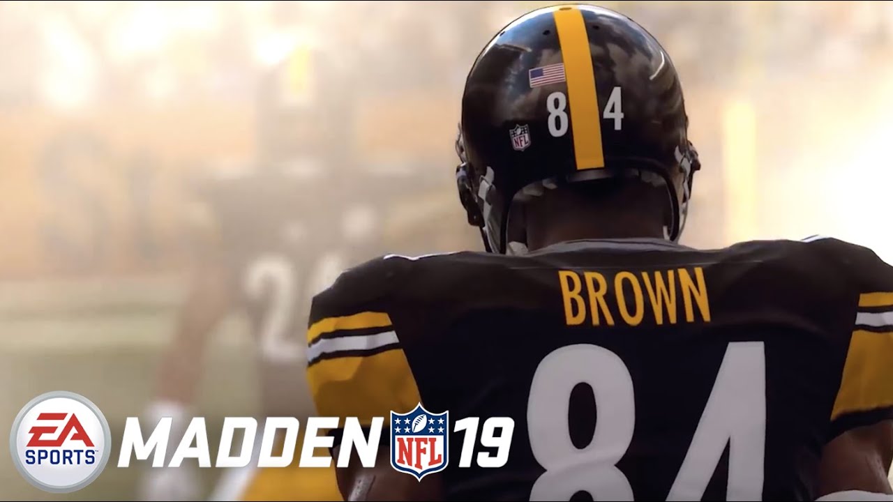 Steelers receiver Antonio Brown featured on Madden cover