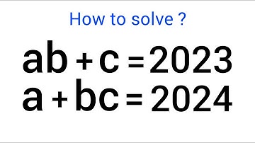 A Nice Algebra Problem.