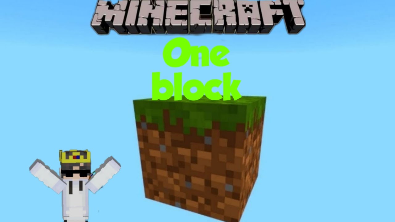 Starting minecraft one block series ep 1 #likeandsubscribe #minecraft ...