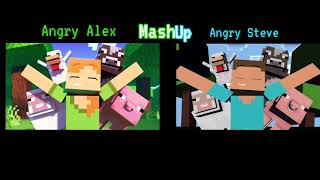 Celebrity Angry Alex & Angry Steve “Mashup” Song 🎵 [Full Ver.] ⛏ Net Worth
