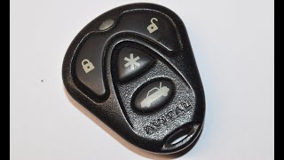 Avital Aftermarket Key Fob Battery Replacement - EASY DIY