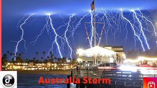EXTREME WEATHER Thunderstorm & Lighting Hits Brisbane Australia | CLIMA EXTREMO Tormenta e iluminaci screenshot 4