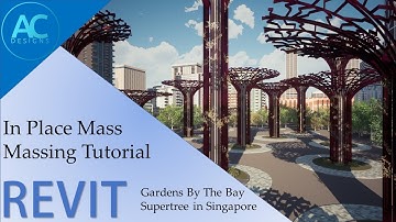 Gardens By The Bay "Supertree" in Singapore | Massing in Revit | Revit Tutorial | Tips and Tricks