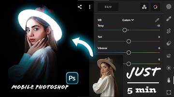 Glow in the Dark Portrait Effect Photoshop Tutorial