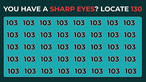 Test Your Observation Skill! Spot The Odd Numbers and Letters