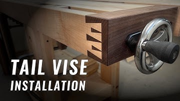 Installatie van Benchcrafted Tail Vise // Hoe te installeren