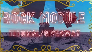 How to use Rock Module (with Example) | RobloxStudio