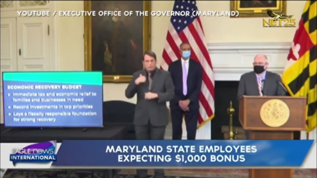 Maryland state employees expecting 1,000 bonus YouTube