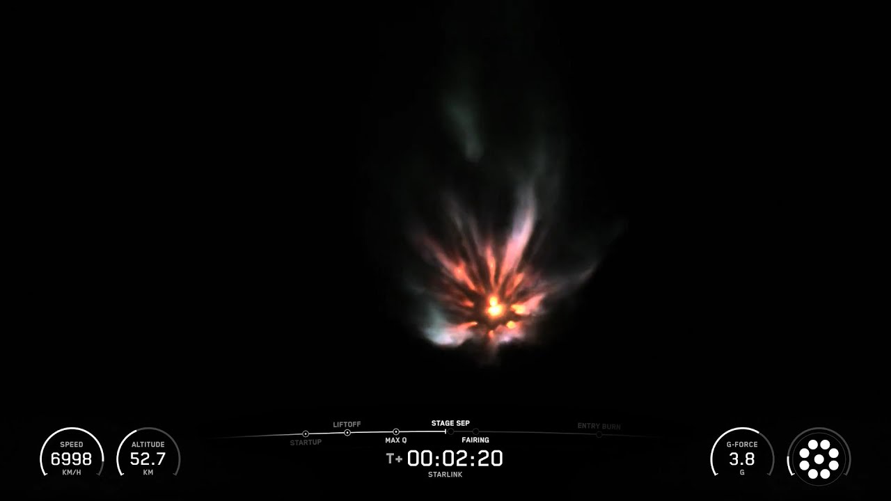 SpaceX Starlink 328 launch and Falcon 9 first stage landing, 22