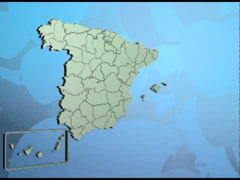 mapa de españa y animación - YouTube