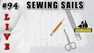 Ep. 94 - Group Build - Sewing Sails - Gunboat Philadelphia (1776) -model Shipways Kit