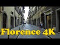 Walk around Florence 4K. Piazza della Stazione - Porta Romana - Santa Maria Novella.