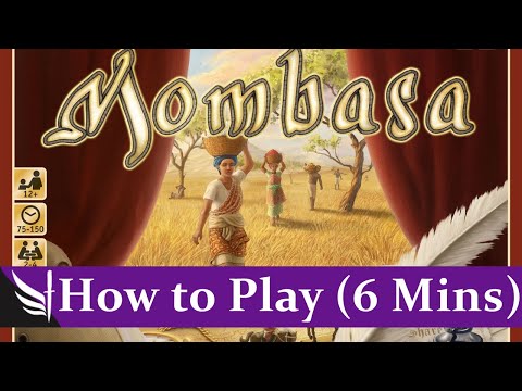 How to Play Mombasa Board Game (6 Minutes)