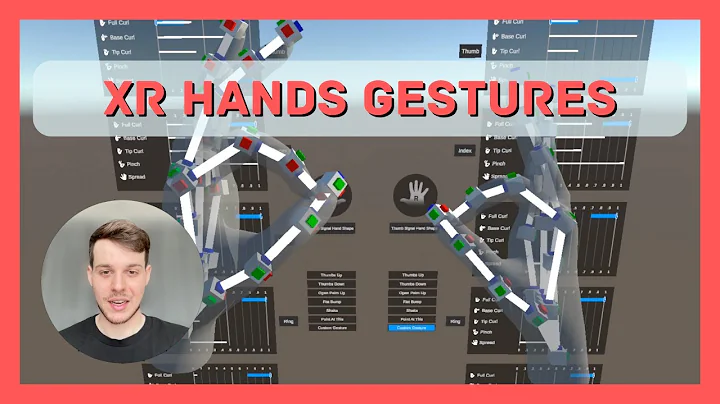 Unity XR Hands Shapes & Poses - Create Custom Gestures with Gesture Building Blocks
