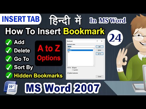 cara membuat bookmark di microsoft word : microsoft-word-bookmarks-|-how-to-insert-bookmark-in-ms-word-|-be-a-computer-expert