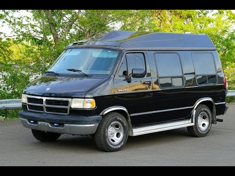 1994 Dodge Ram B250 Hightop Conversion Van With V6 Engine