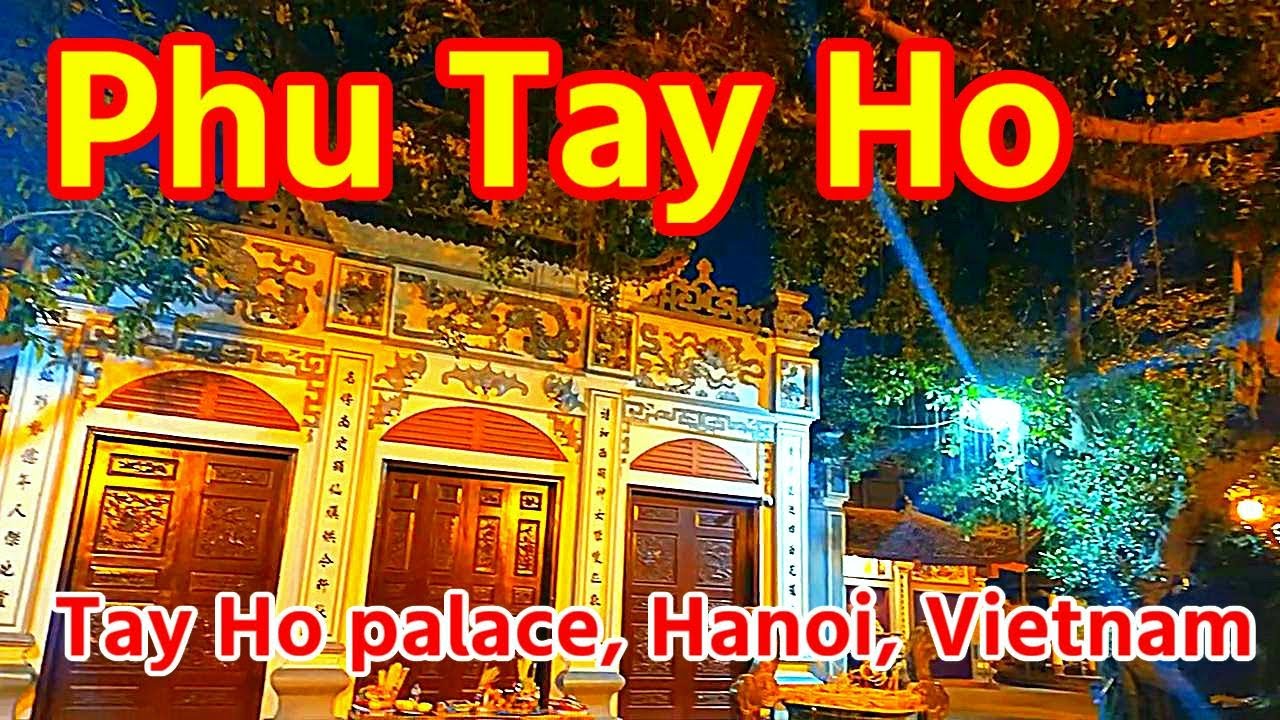 Phu Tay Ho, the Tay Ho Palace ,Phủ Tây Hồ, Hanoi, Vietnam