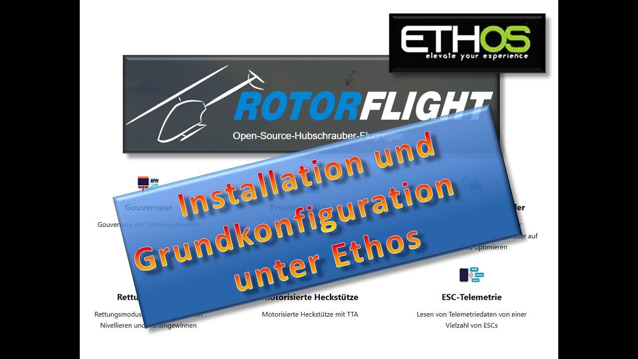 LUA Installation von Rotorflight unter Ethos - YouTube