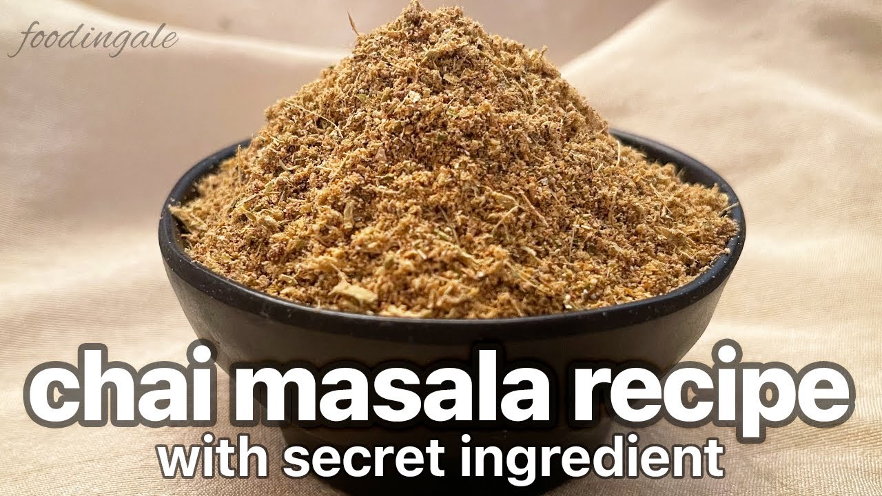 chai masala secret ingredient | चाय मसाला | homemade spice tea powder | Foodingale