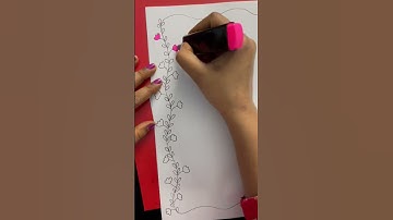 Project Border design, Beautiful satisfying border design,#shorts #projectfiledecoration #border_des