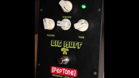 PepTone Big Muff Boutique Fuzz Mod: Boutique Fuzz w/ Mid Cut & Boost