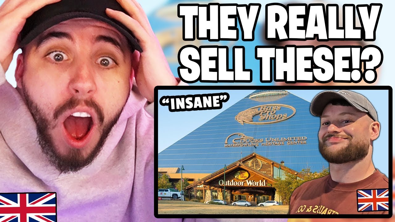 Brit Reacts to British Guy goes to the BASS PRO Store for the First Time!