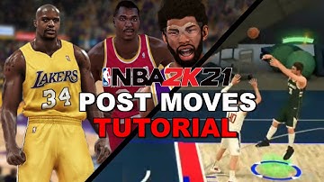 NBA 2K21 POST TIPS & TUTORIAL (Master the Drop Step, Hook Shot, Fadeaway, Etc.)