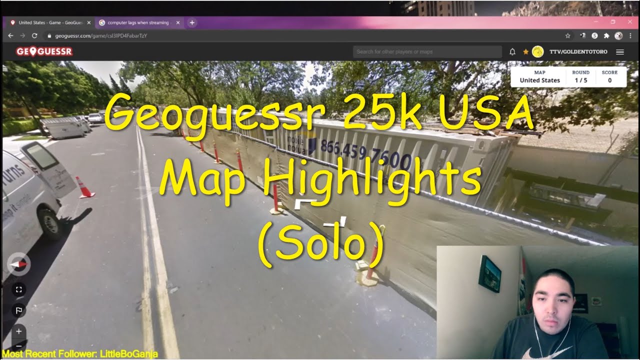 GeoGuessr 25,000 Points (Perfect Score) United States Map - YouTube