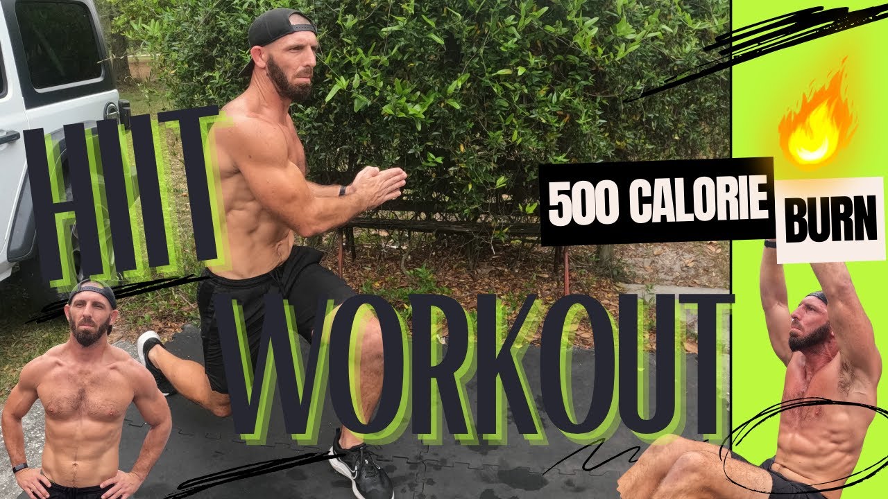 HIIT Workout For Full Body Fat Burn & Cardio- No Equipment Needed - YouTube