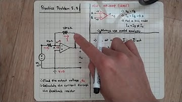 Practice Problem 5.3 Fundamental of Electric Circuits (Sadiku) 5th Ed - Op-amp - Inverting Amplifier