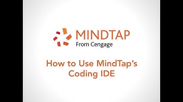 How to Use MindTaps Coding IDE Lab