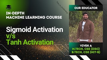 Sigmoid activation vs Tanh activation | Machine Learning Lecture 101 | The cs Underdog 