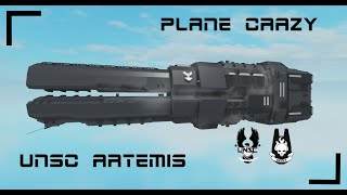 Roblox | Plane Crazy | UNSC Artemis Battlecruiser Showcase