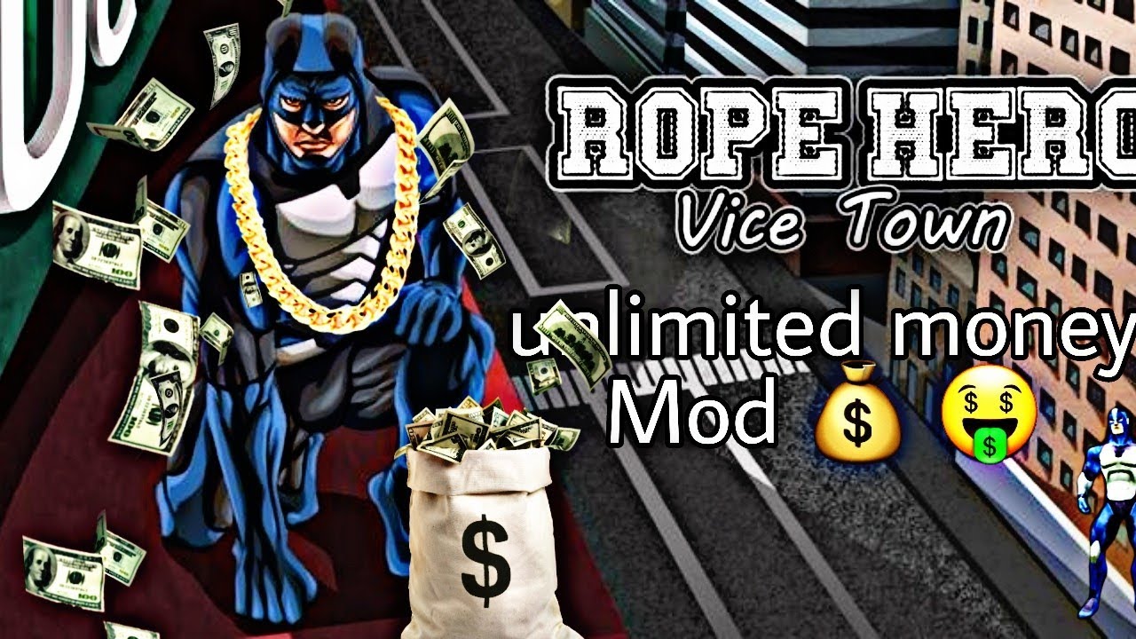 rope hero unlimited money Mod 💰 🤑foryou gameplay YouTube