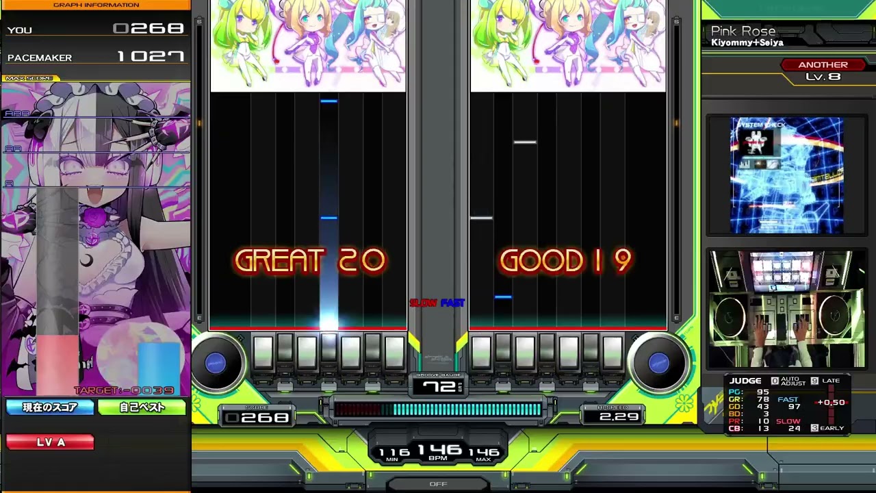 pinkrose様♡ beatmania IIDX】Pink Rose / Kiyommy+Seiya - YouTube