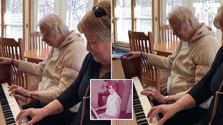 Mother With Alzheimer's Remembers Favorite Song On Piano
