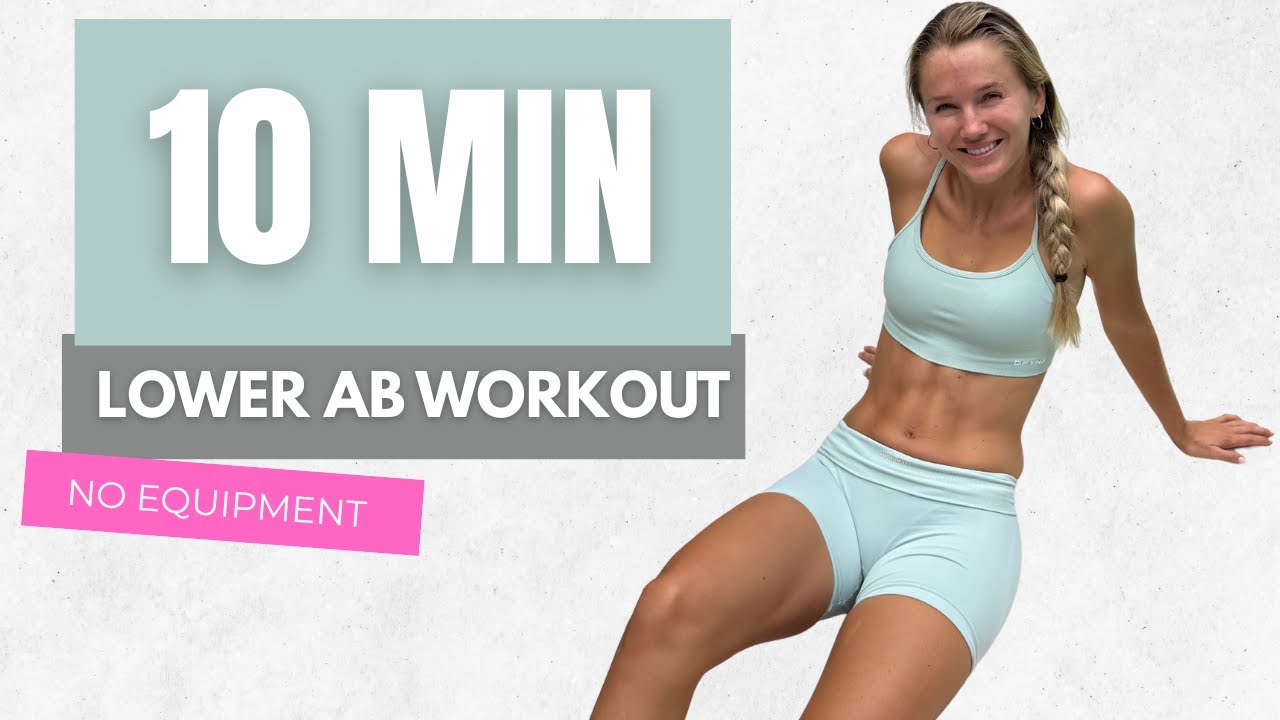 10 MIN LOWER AB WORKOUT // No Equipment | JuniXFit - YouTube