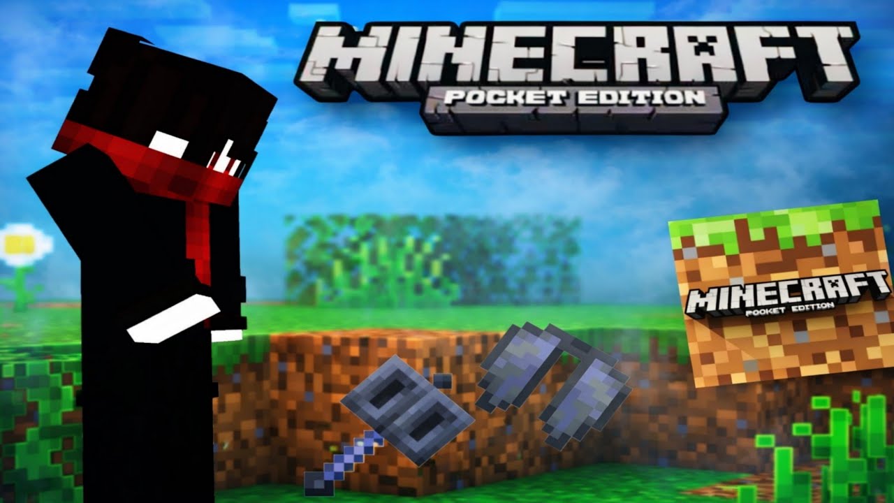 Elytra & Mace PvP in Minecraft Pocket Edition - YouTube