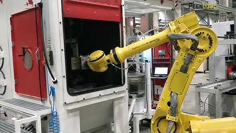 PEENTECH - Completely Automated Shot Peening Line + Enhanced Robotization