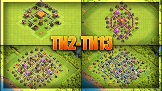 EVERY Town Hall BASE DESIGN!! BEST Bases For TH2-TH13 - Clash Of Clans screenshot 4