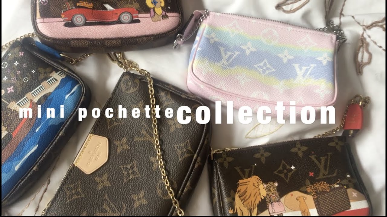 Louis Vuitton Mini Pochette Collection/ Multi pochette/ JESSIE