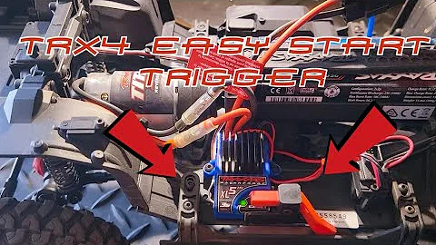 Traxxas TRX4 ESC Easy Start Trigger