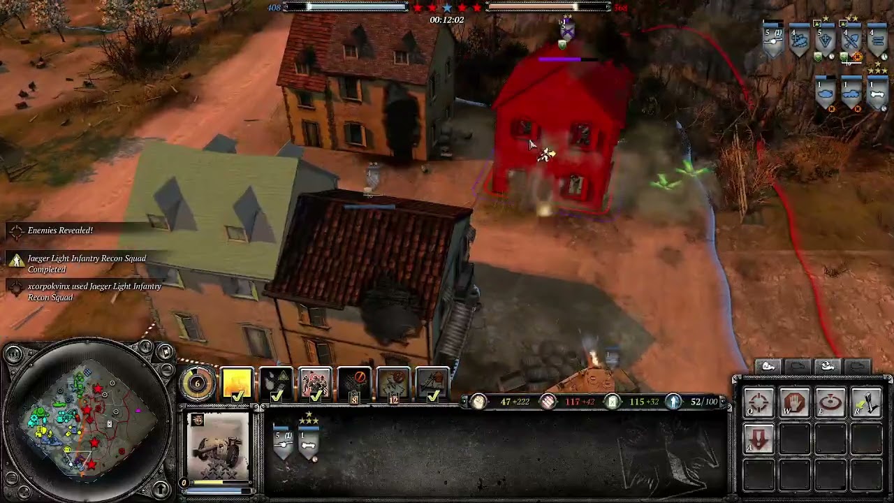 On the road to TOP RANK[4v4]  lvl 10| Company Of Heroes 2 Axis Ranked Match  297