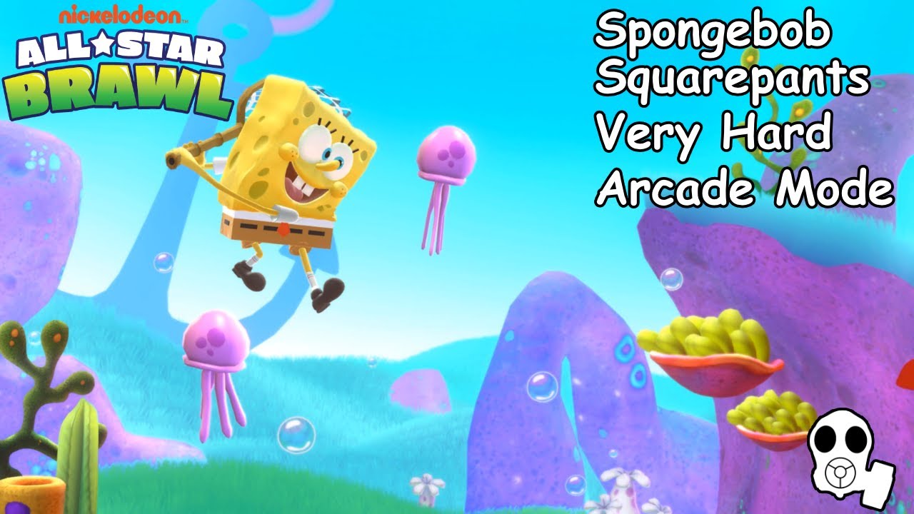Nickelodeon All Star Brawl - Spongebob Squarepants - Arcade Mode (Very Hard)
