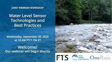 Water Level Sensor Technologies and Best Practices