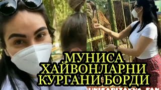 Мунисахон Кизча Билан Вахший ХАЙВОНЛАРНИ КУРГАНИ БОРДИ