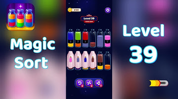 Magic Sort Level 39 Walkthrough 🎩✨ | Go Answer